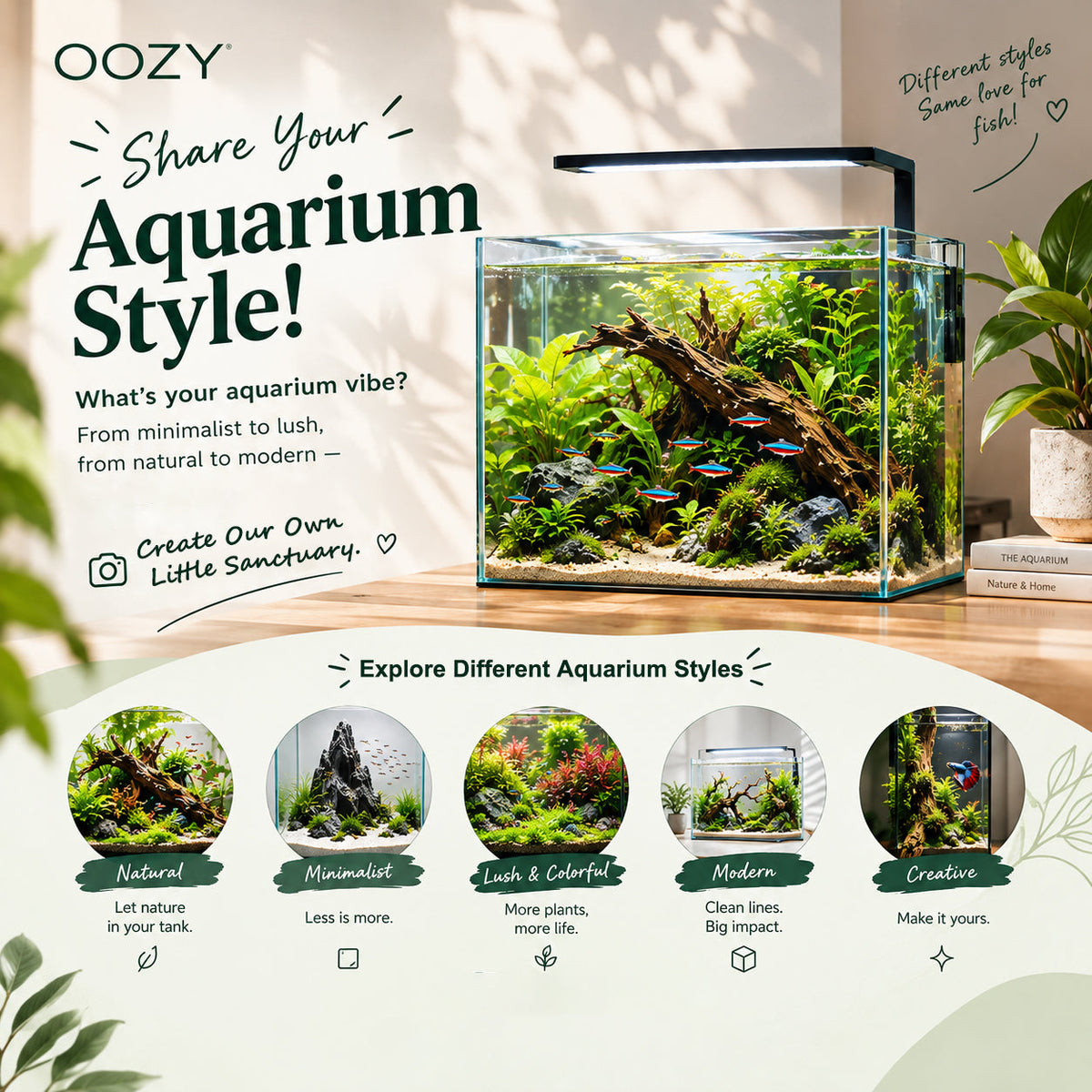 A Touch of Nature at Home: How Driftwood Aquascapes Transform a Quiet Corner