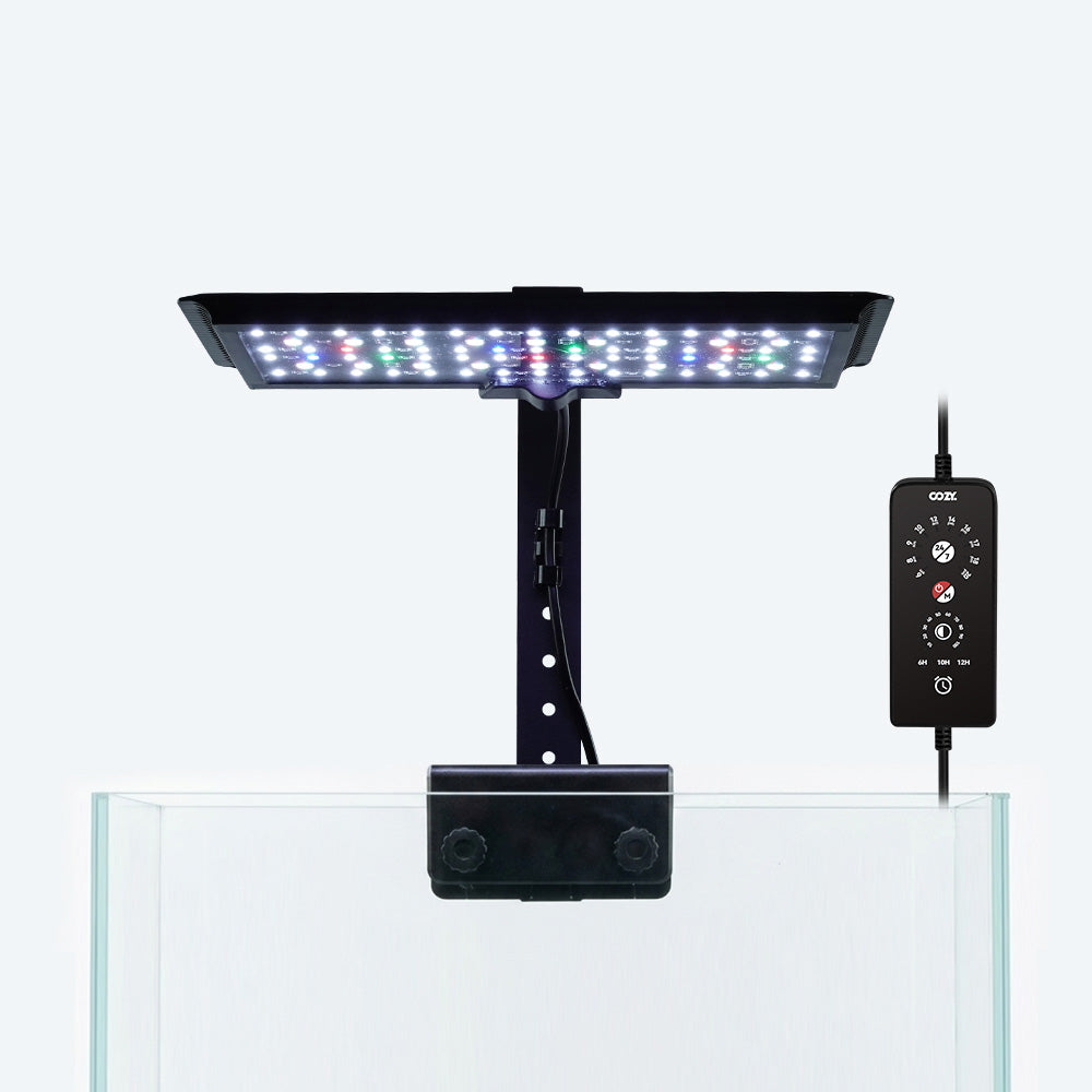 OOZY LED Fish Tank Light - 24/7 Auto Day Cycle Aquarium Lighting