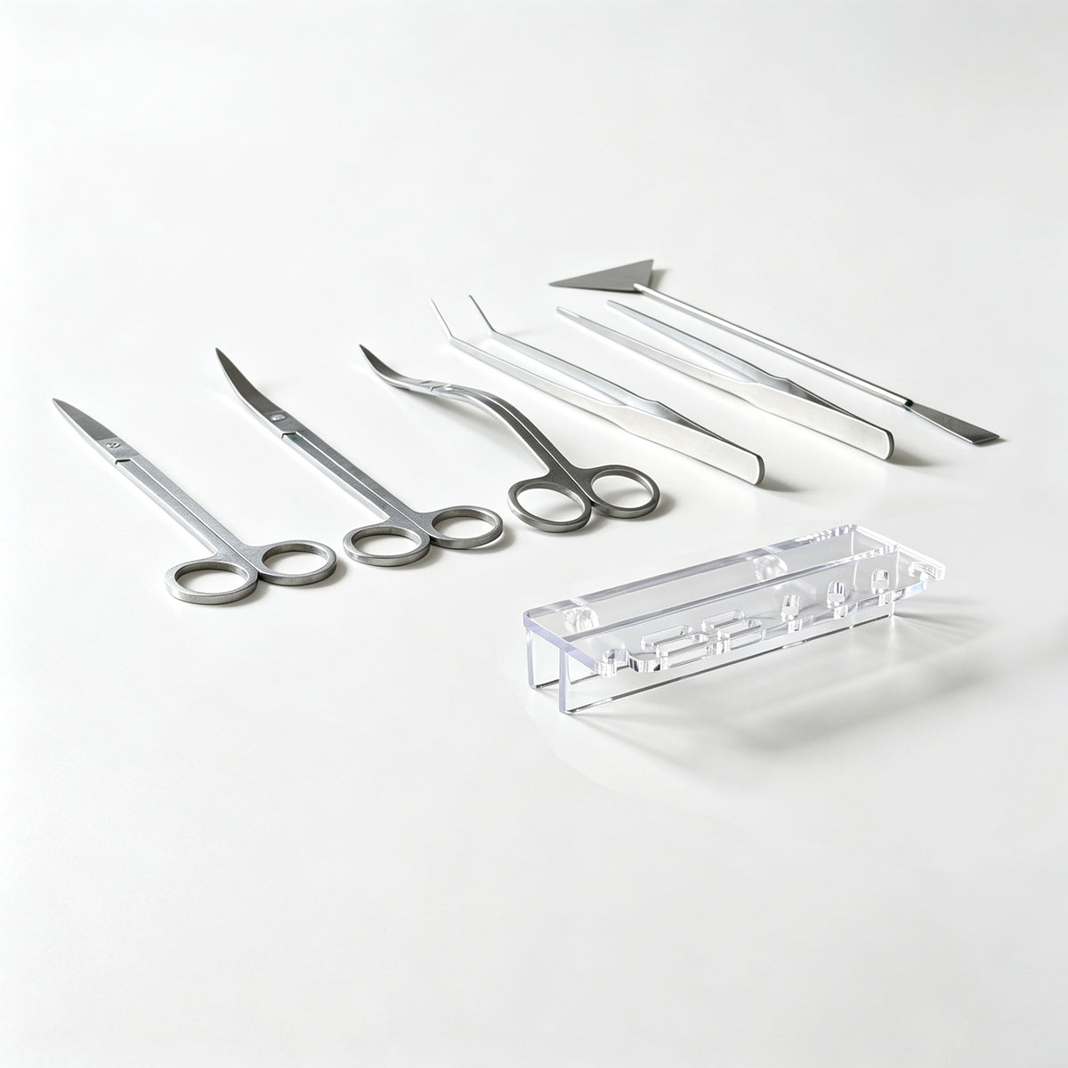 Aquascaping Tool Kit 6-in-1 | Stainless Steel Plant Scissors & Tweezers | OOZY