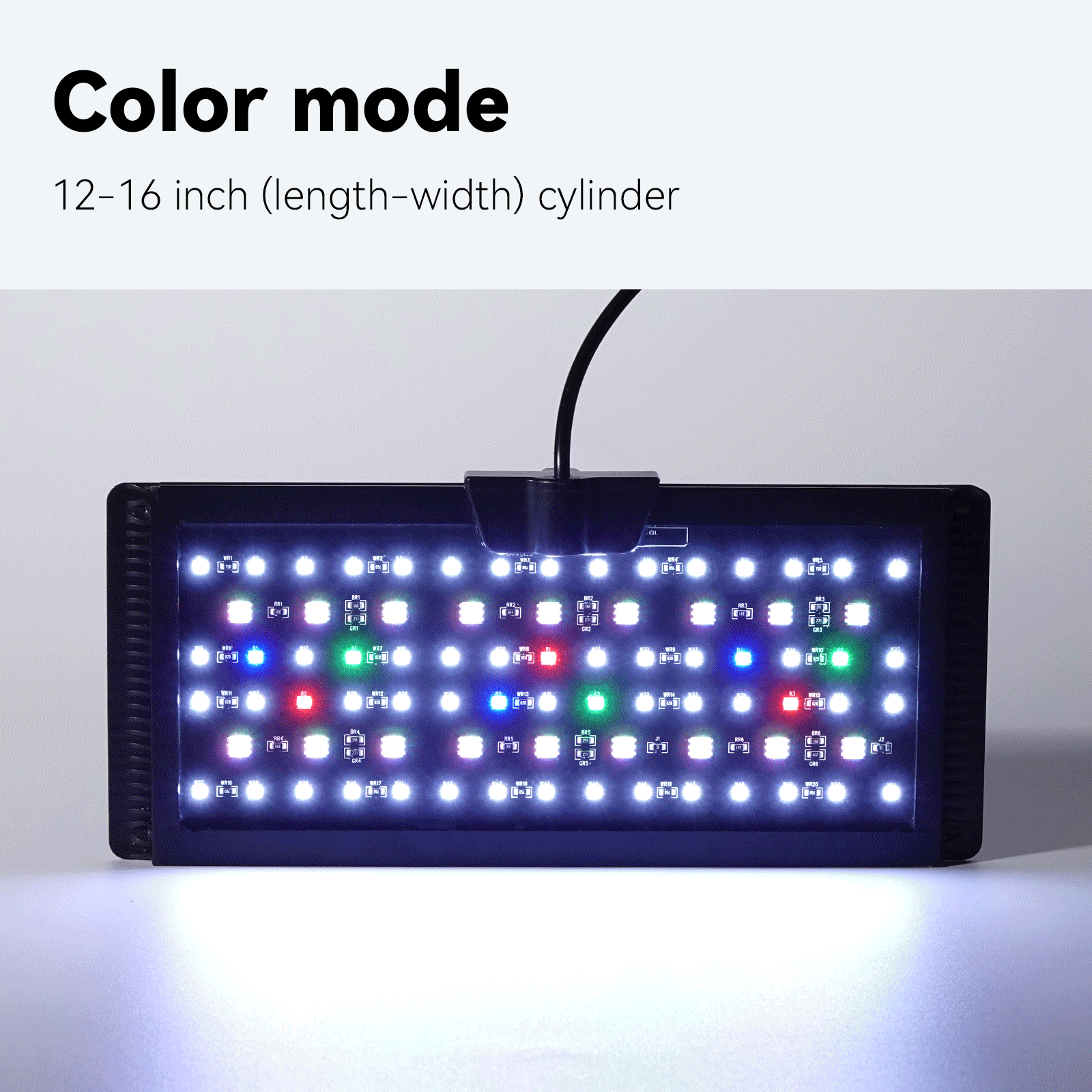 OOZY Fish Tank Aquarium Bundle: Auto 24/7 LED Lighting + 5-in-1 Cleaning Tool Kit