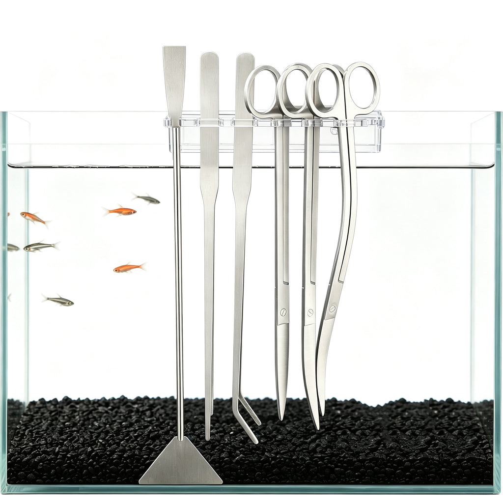 Aquascaping Tool Kit 6-in-1 | Stainless Steel Plant Scissors & Tweezers | OOZY