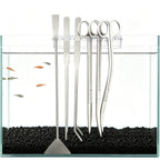 Aquascaping Tool Kit 6-in-1 | Stainless Steel Plant Scissors & Tweezers | OOZY