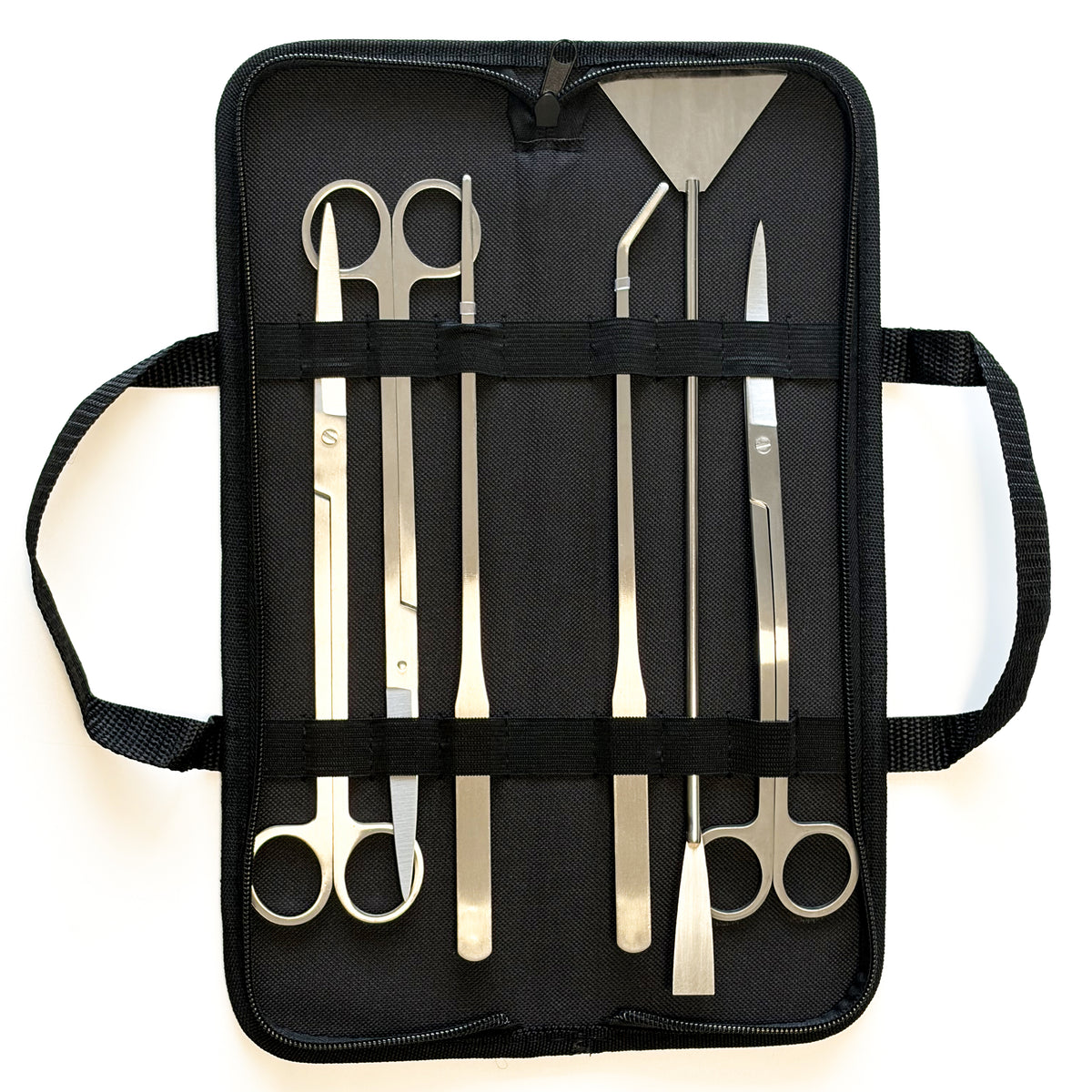 Aquascaping Tool Kit 6-in-1 | Stainless Steel Plant Scissors & Tweezers | OOZY