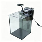 NanoCubic TERRA Betta Tank Kit | LED, Filter & Decor Starter Set | 1.2 Gallon Nano Aquarium Kit | OOZY