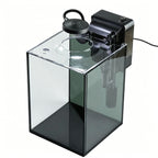 NanoCubic TERRA Betta Tank Kit | LED, Filter & Decor Starter Set | 1.2 Gallon Nano Aquarium Kit | OOZY