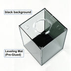 NanoCubic TERRA Betta Tank Kit | LED, Filter & Decor Starter Set | 1.2 Gallon Nano Aquarium Kit | OOZY