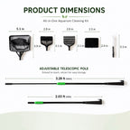 Omni-Reach 5-in-1 Aquarium Cleaning Tool | Modular Maintenance Kit |OOZY