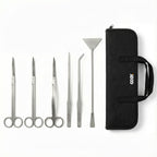 Aquascaping Tool Kit 6-in-1 | Stainless Steel Plant Scissors & Tweezers | OOZY